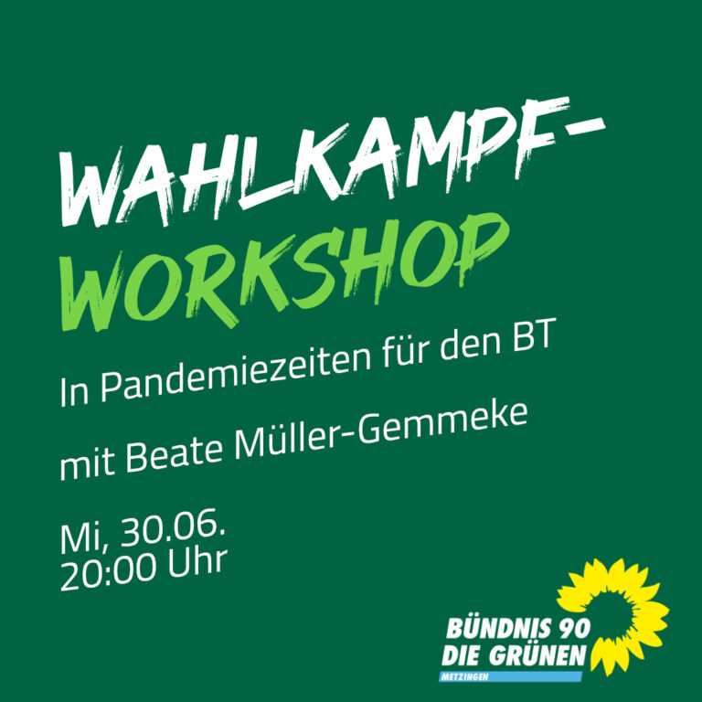 OV-Sitzung 30.06.2021: Wahlkampfworkshop