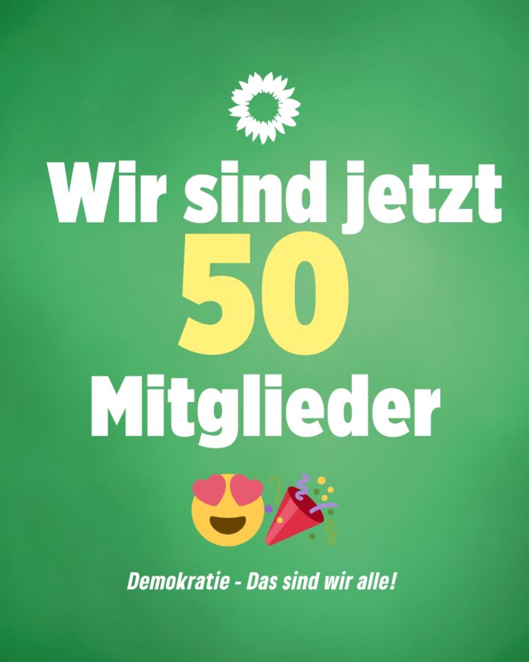 Wir sind jetzt über 50 Mitglieder