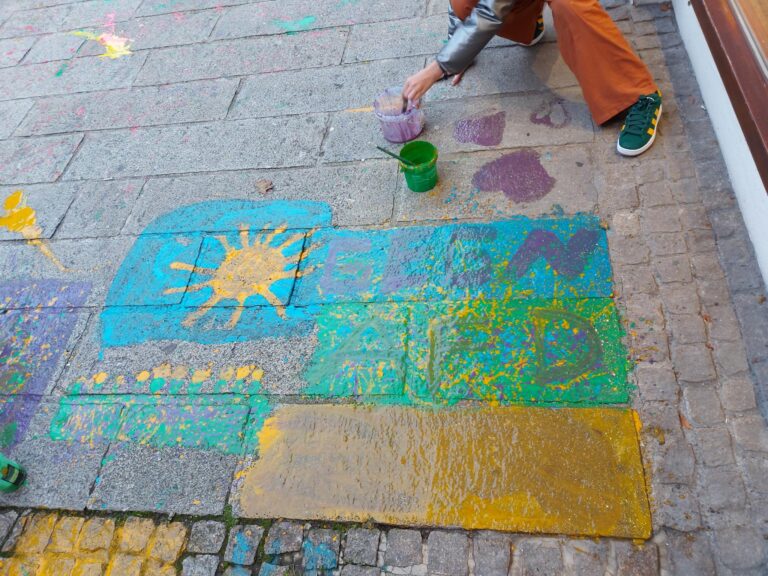 Metzingen ist bunt – Kinder-Malaktion auf dem Bürgerfest