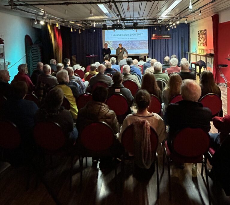 Volles Haus – trotz „trockener Zahlen“: Doppelhaushalt 2026/2027